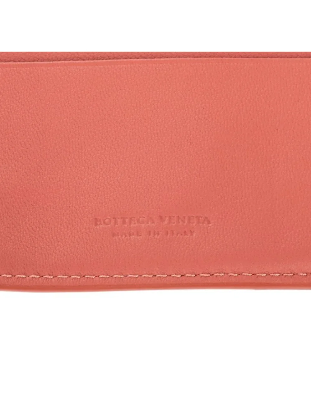 Bottega Veneta Continental Wallet Blush Pinkintrecciato Calfskin Leathera